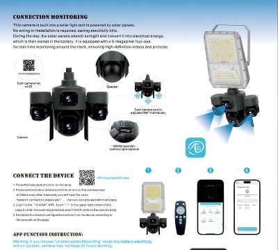 solar flood light with camera 02