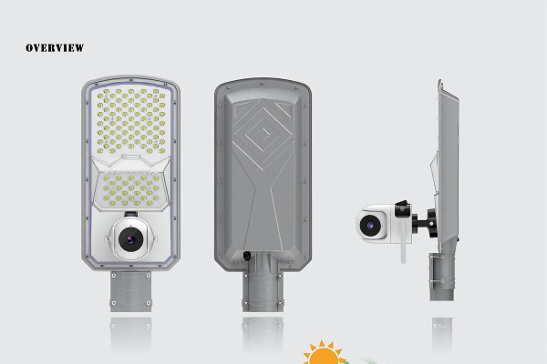 All in two Solar Street Light with Camera 08