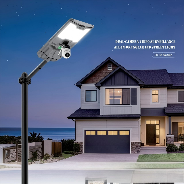Solar Intelligent Street Light with Camera