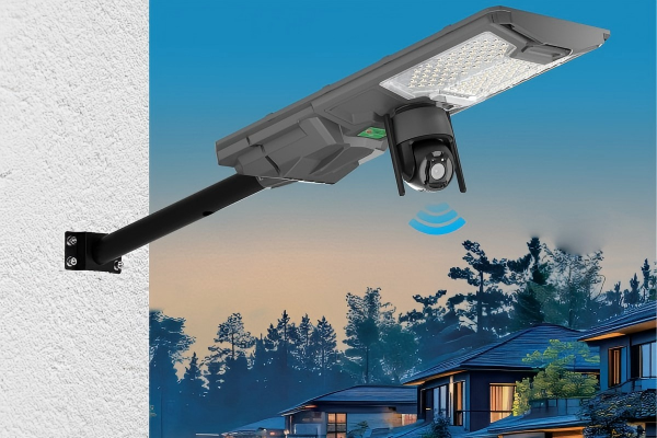 Solar Powered Street Lights with Camera