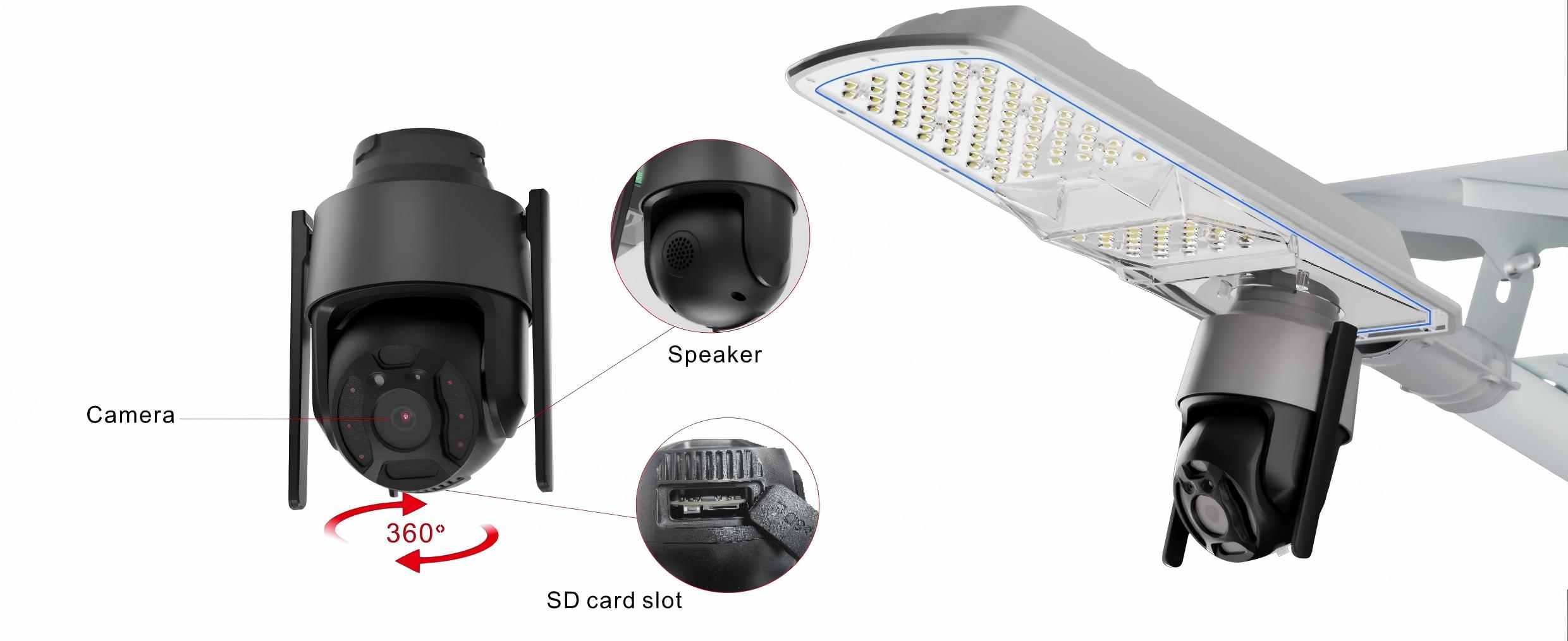 Split-type Solar Street Light with Surveillance08