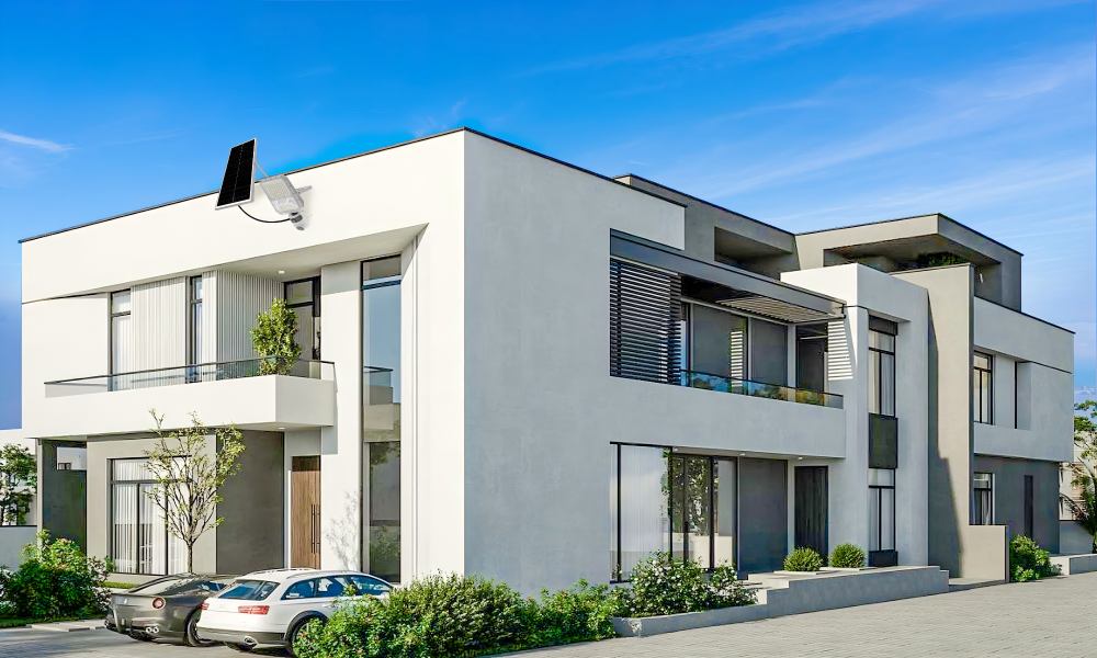 solar flood light with camera user1