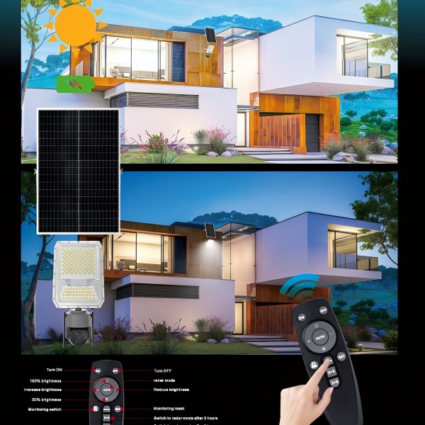 solar flood light with camera2