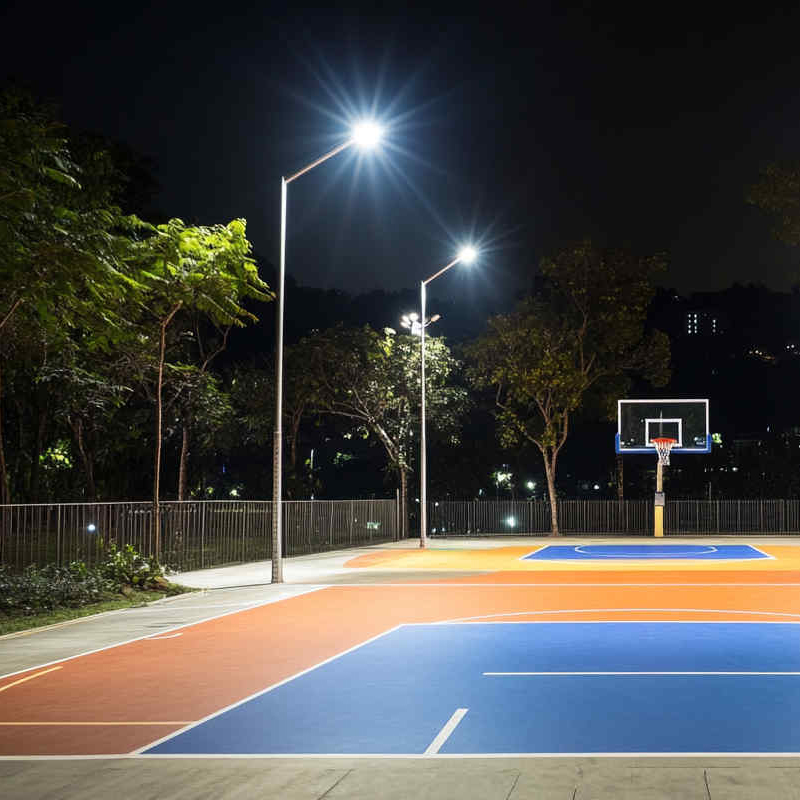 Solar Flood Lighting Systems-Sports courts