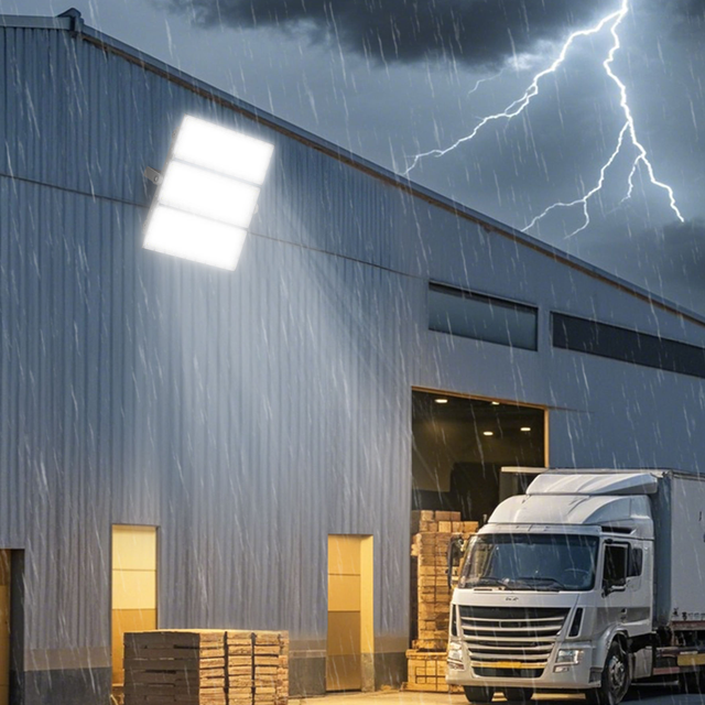 High-Brightness LED Flood Light for Outdoor Security & Commercial Lighting