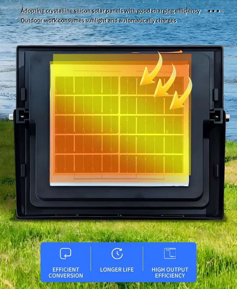 Waterproof Portable Solar Rechargeable Emergency Light 06