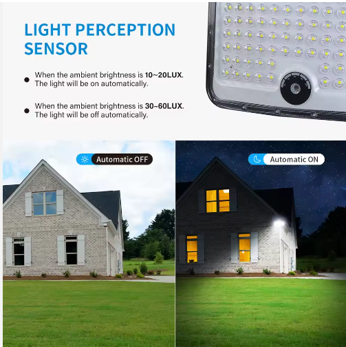 Energy-Saving Solar Flood Light for Outdoor Lighting654