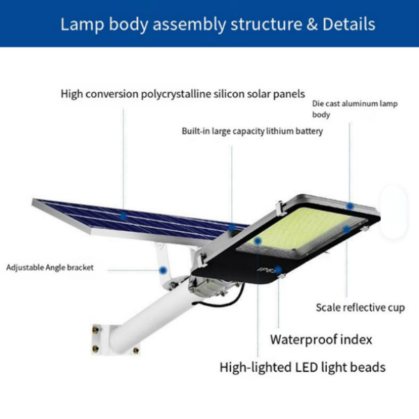 High Lumen Outdoor Solar Street Light 001