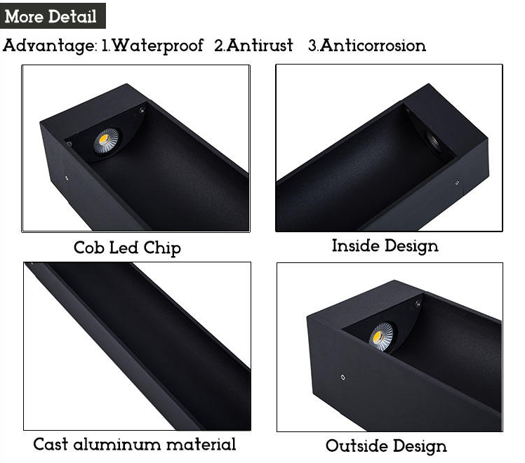Modern LED lawn light for courtyard lighting