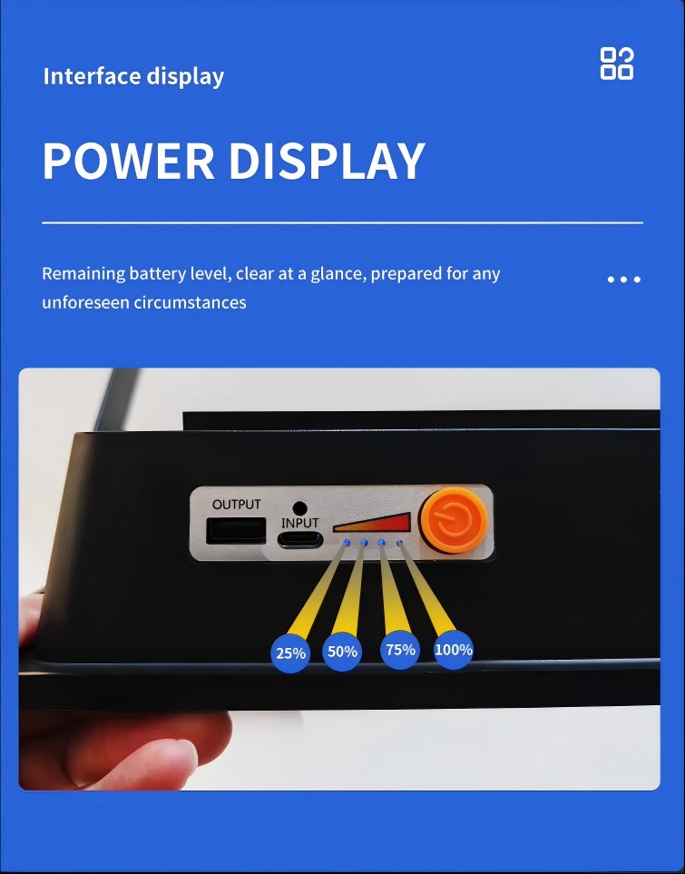 Waterproof Portable Solar Rechargeable Emergency Light 07