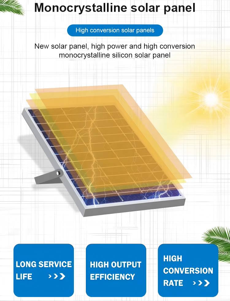 Solar Floodlight Glass Surface 02