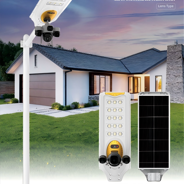  Solar Street Light with CCTV