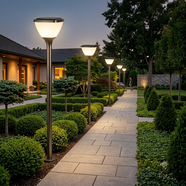 Solar & AC Hybrid LED Garden Light Manufacturer for Wholesale & Projects SL-112