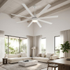 Straight-Blade LED Bedroom Ceiling Fan Light for Modern Indoor Lighting SN-020