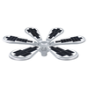 Modern Sculptural Solar & AC Hybrid LED Garden Light for Outdoor Applications SL-113
