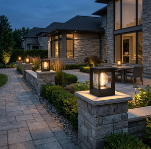Decorative Solar LED Post Cap Light for Outdoor Landscape & Architectural Lighting SL-099